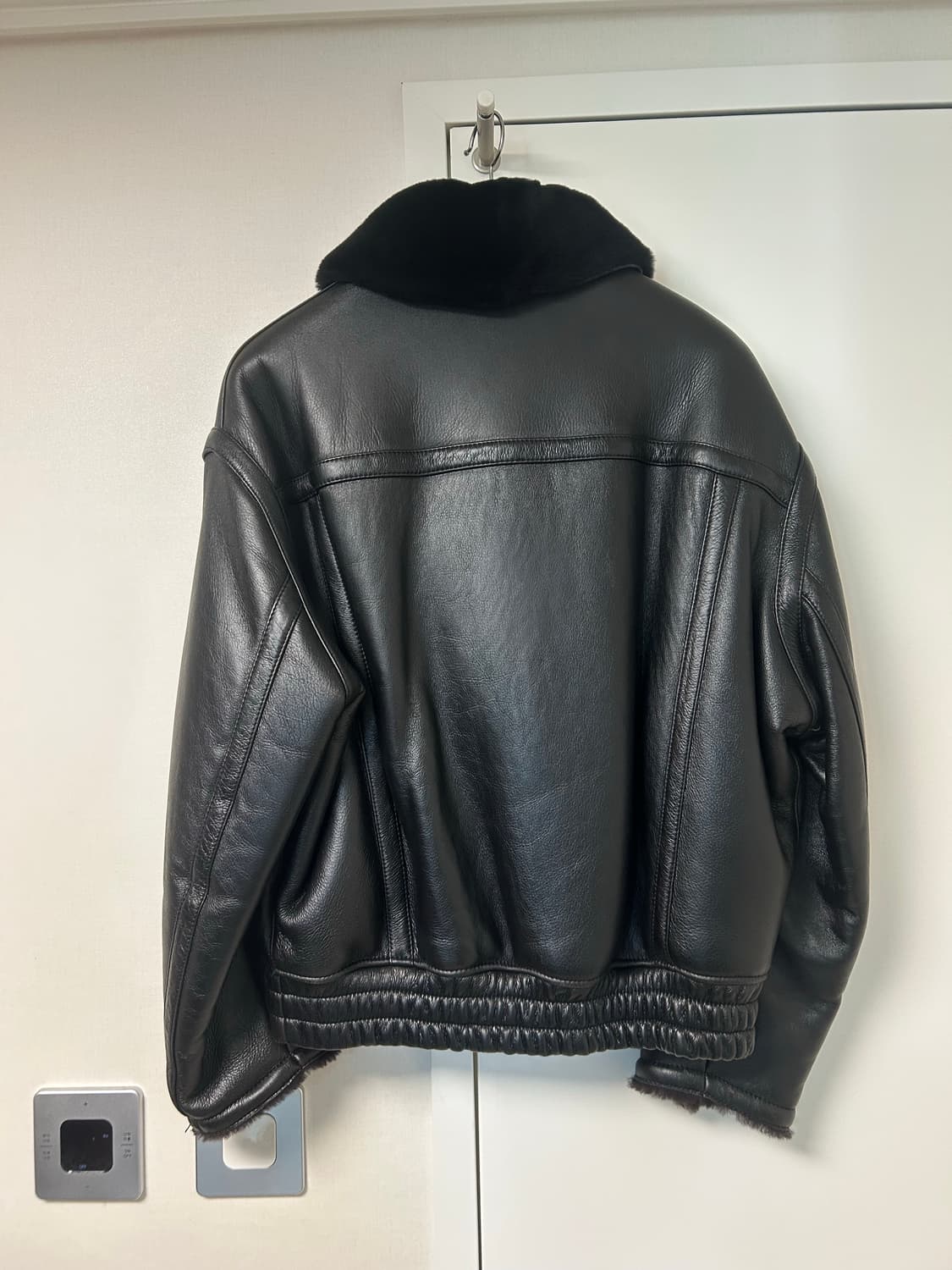 시스템옴므 리얼 무스탕 자켓 신품급 100-105 상품이미지6