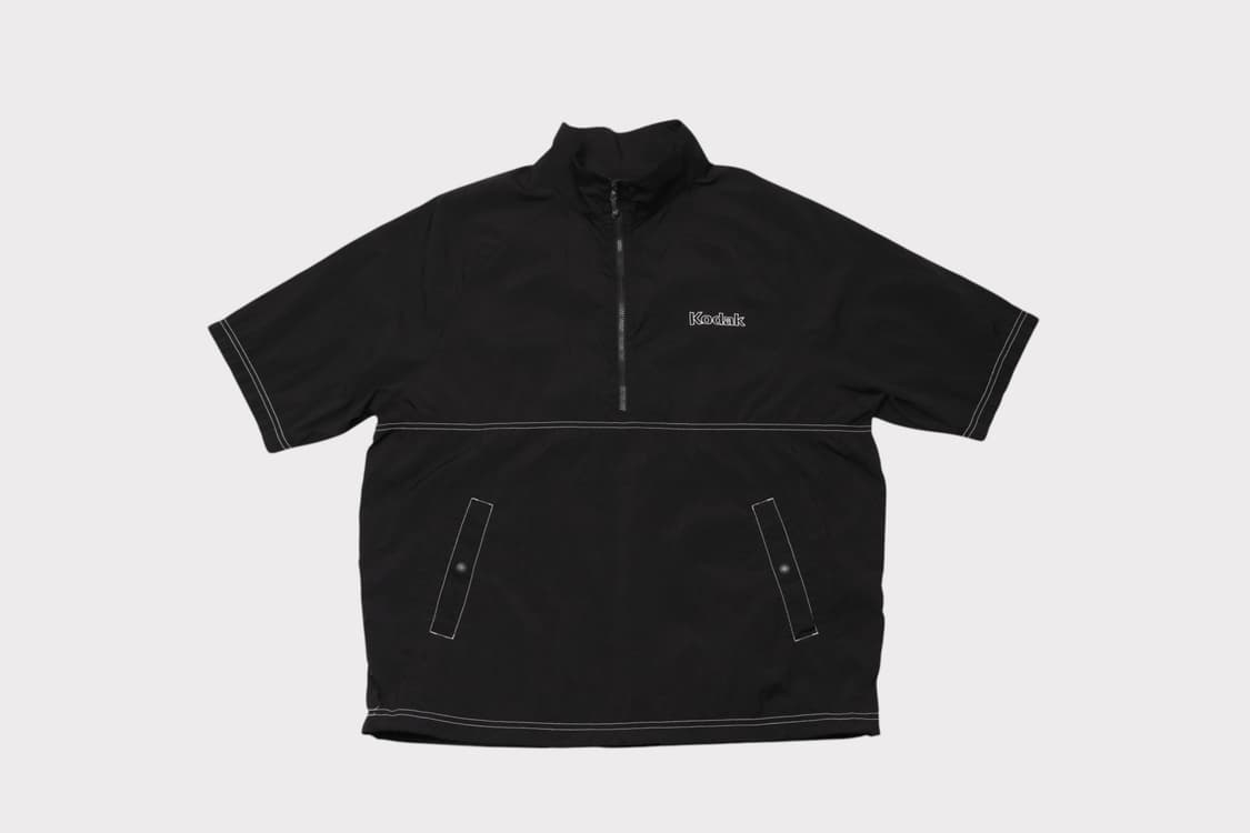 [L] 코닥 화이트 스티치 우븐 아노락 바람막이 상품이미지1