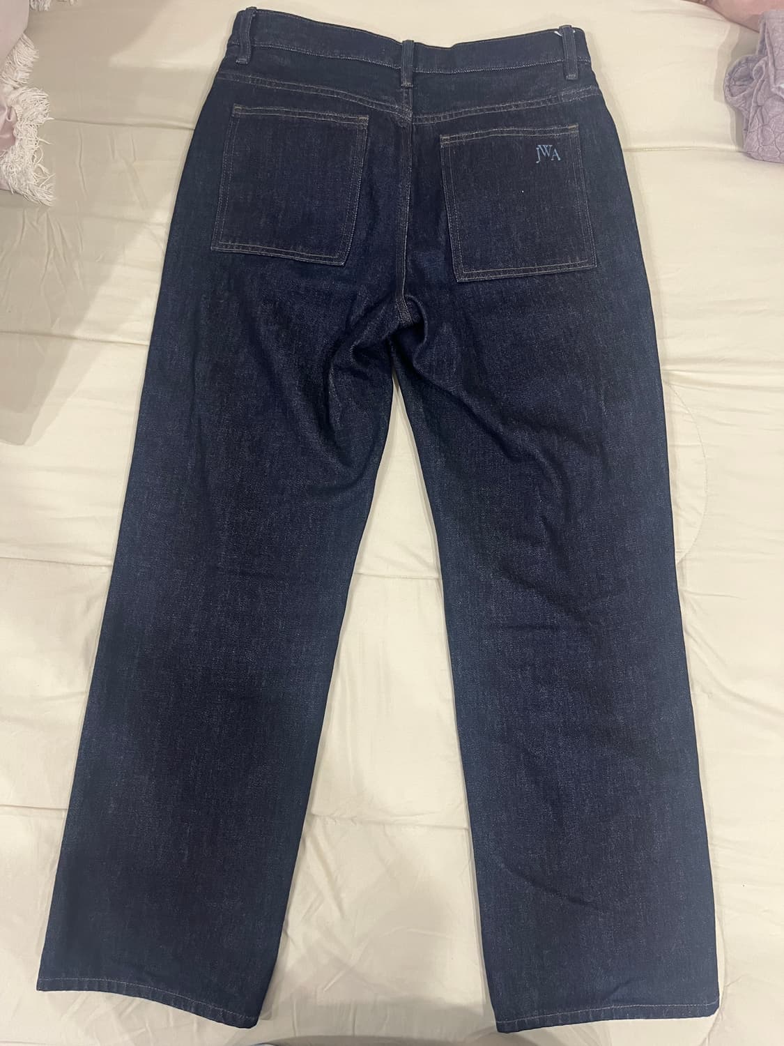 유니클로xJWA 스트레이트진(68블루) 상품이미지5