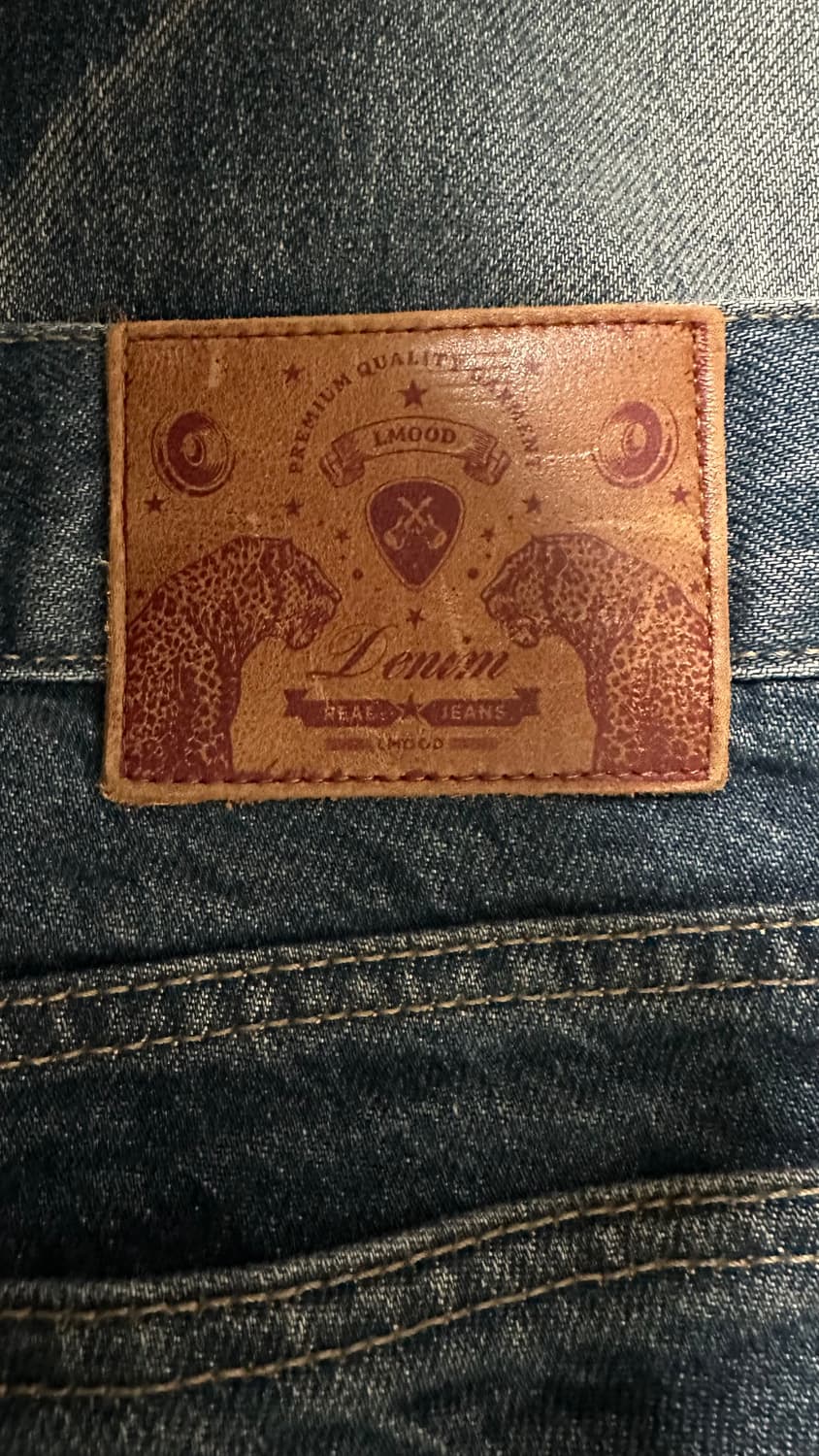 엘무드 잔느 플레어 데님 프렌치 블루 44 판매 상품이미지2