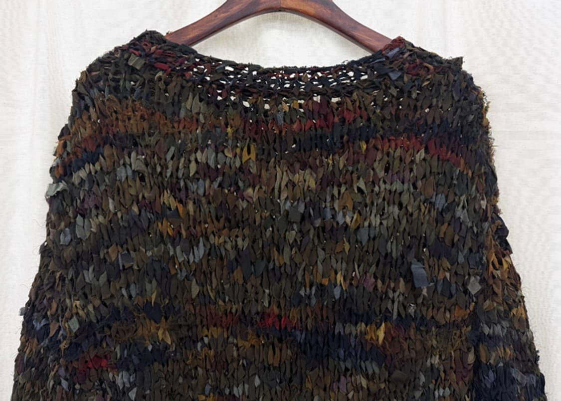 MASU 마수 실크 테이프끈 스웨터 상품이미지6