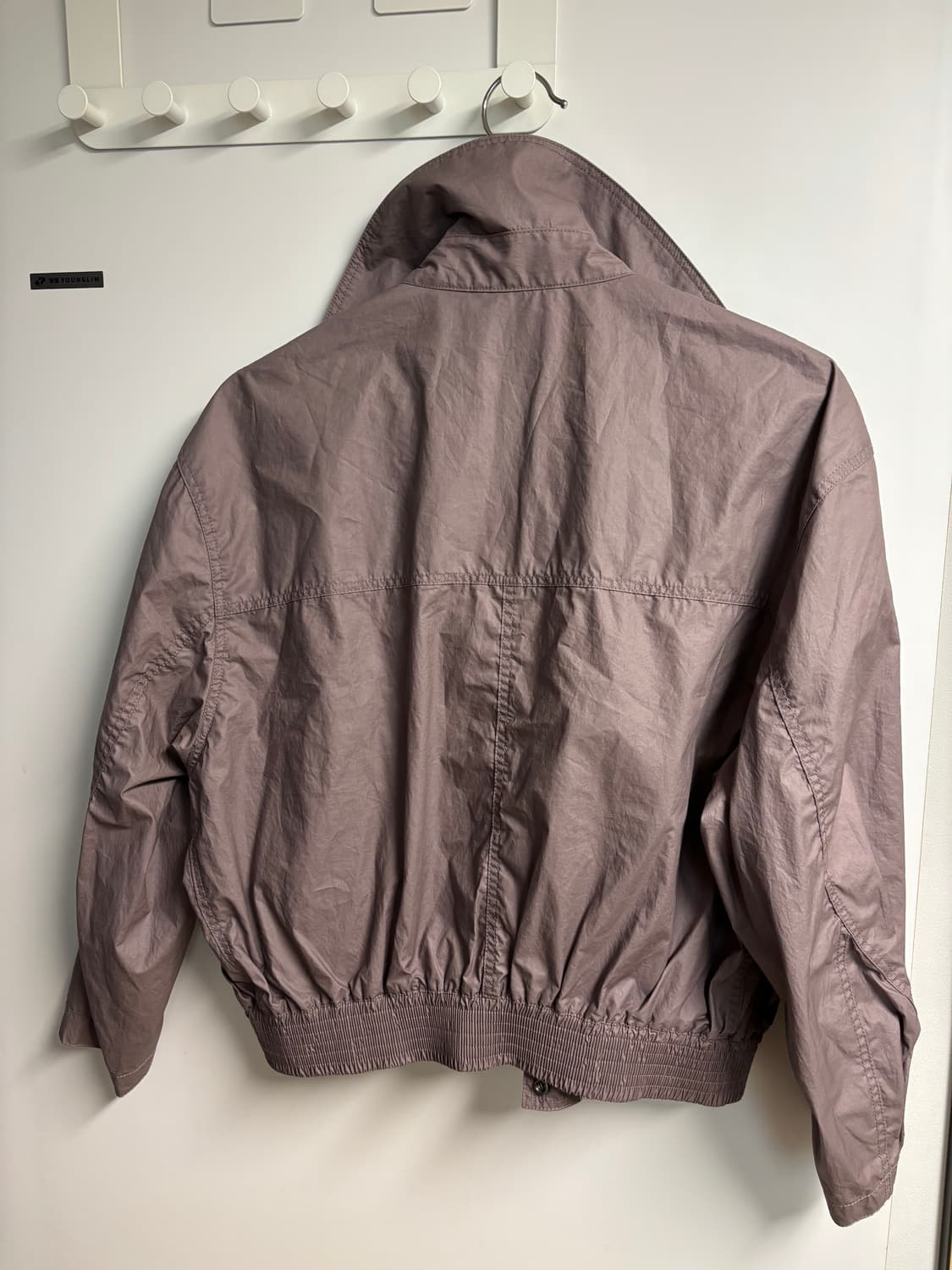 [S] 유니클로 U 크롭 블루종 자켓 퍼플 상품이미지2