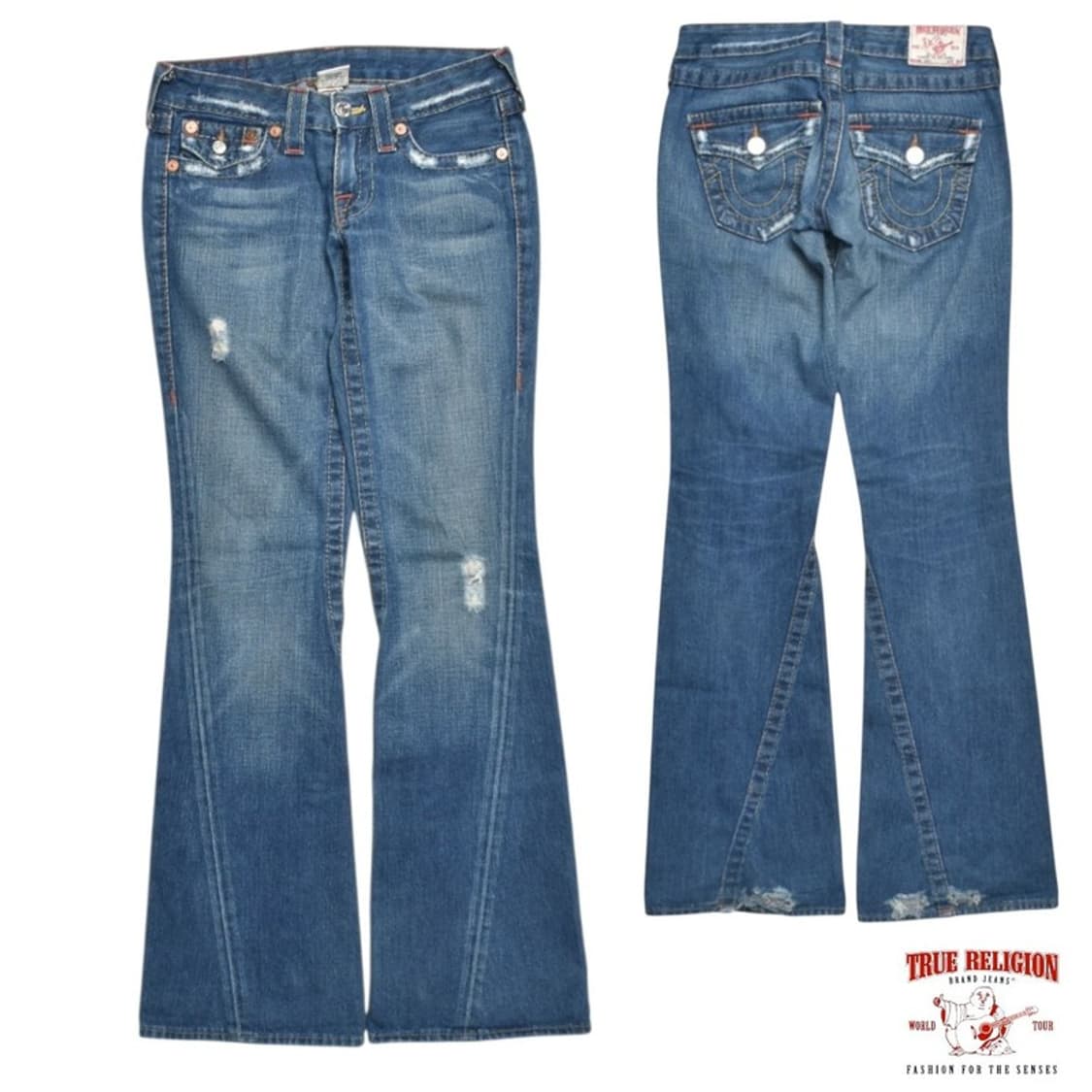 트루릴리전 부츠컷 청바지 데님팬츠 26 N1150  상품이미지1