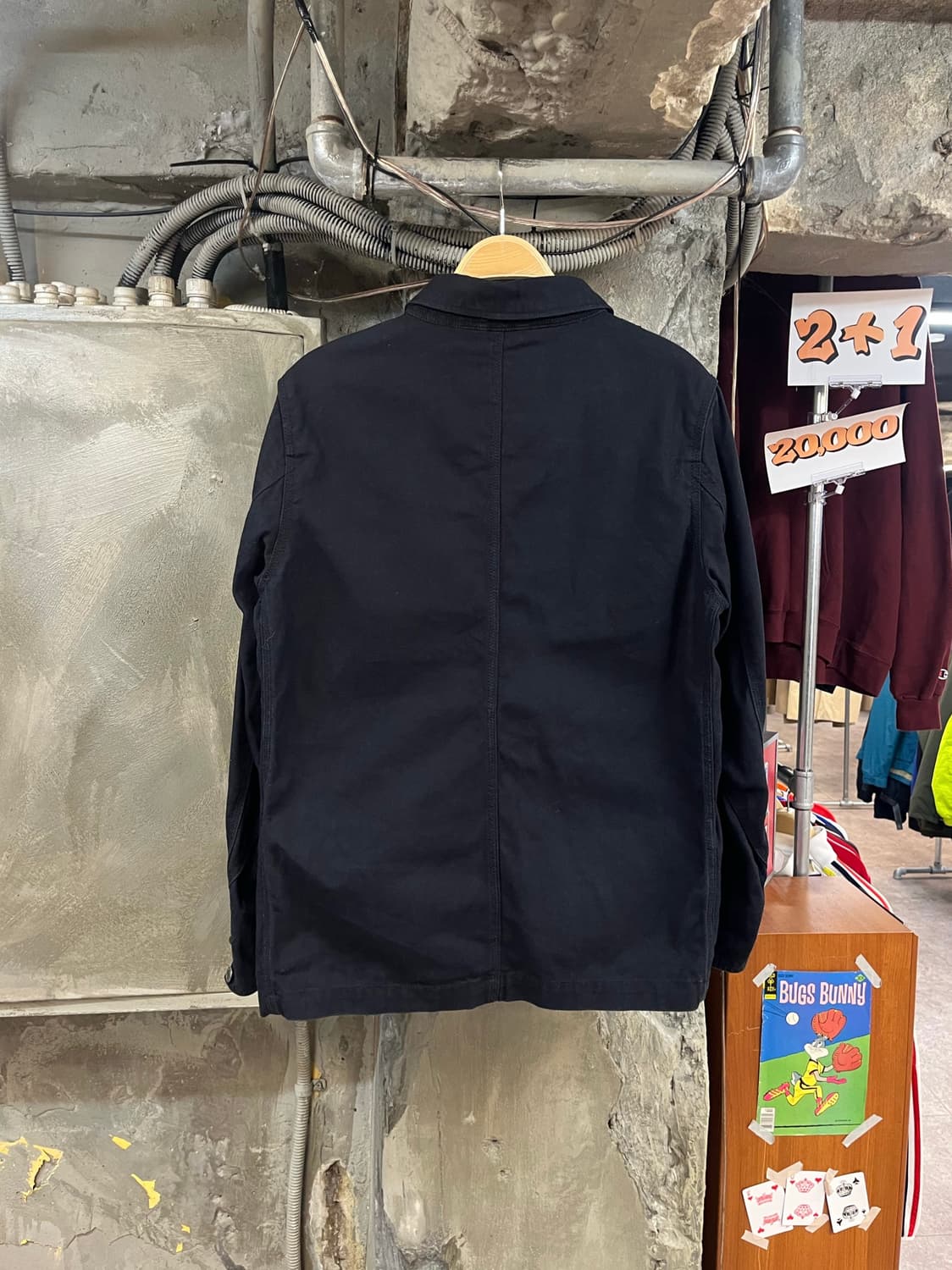 후아유 워크자켓 블랙 L #csz3603 상품이미지2