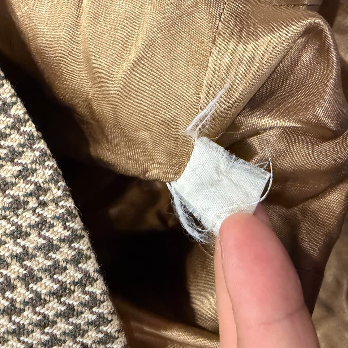 [L] 아쿠아스큐텀 하운드투스 체크 여성 자켓 B313 상품이미지7