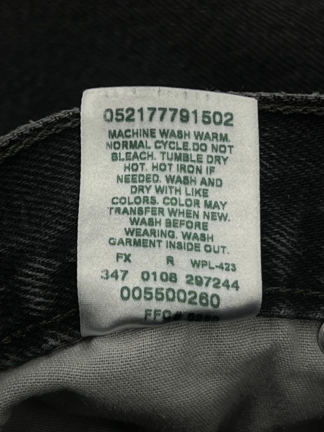 리바이스 00s 550 블랙 데님 팬츠 / 34 x 33 상품이미지8