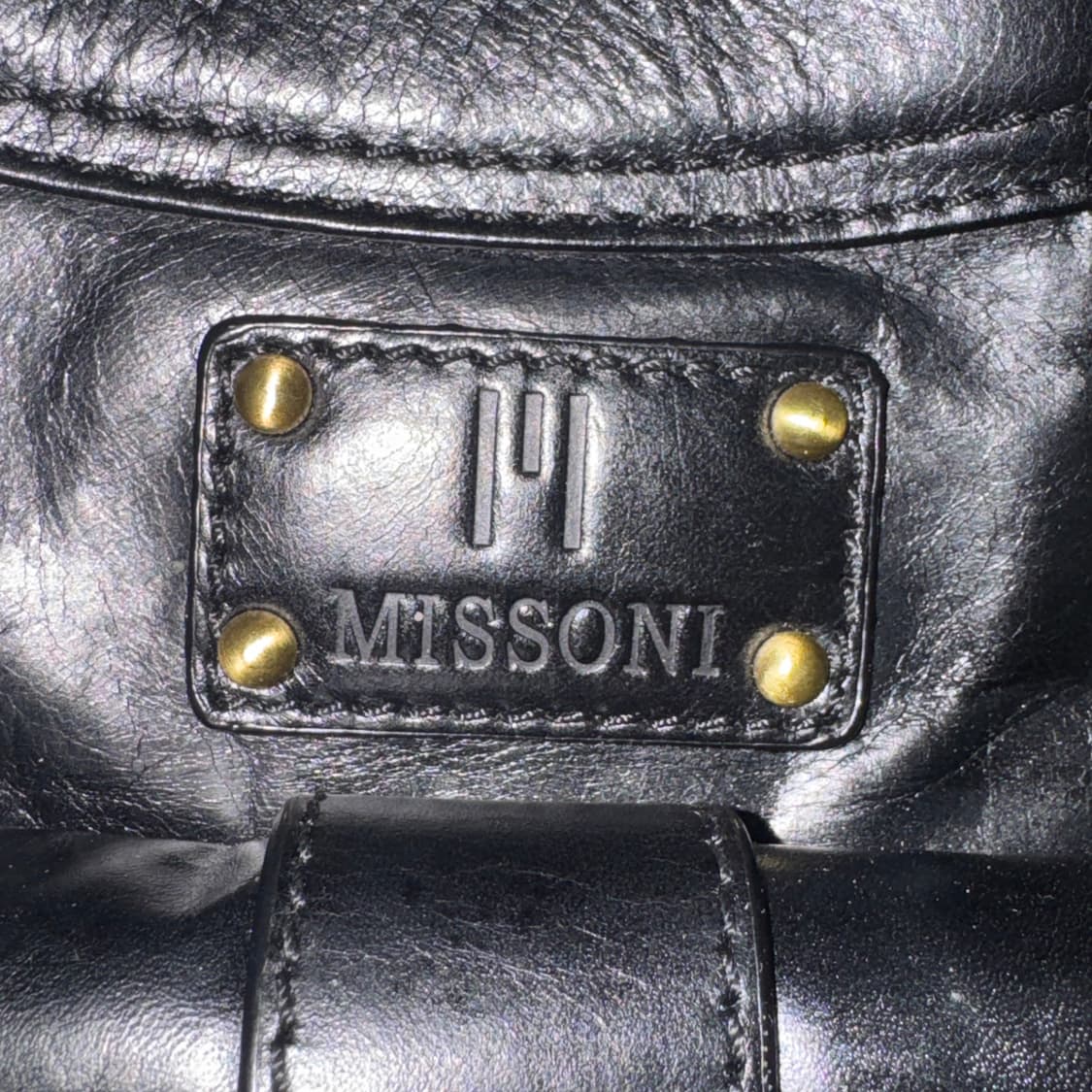 미쏘니 레더 숄더백 상품이미지5