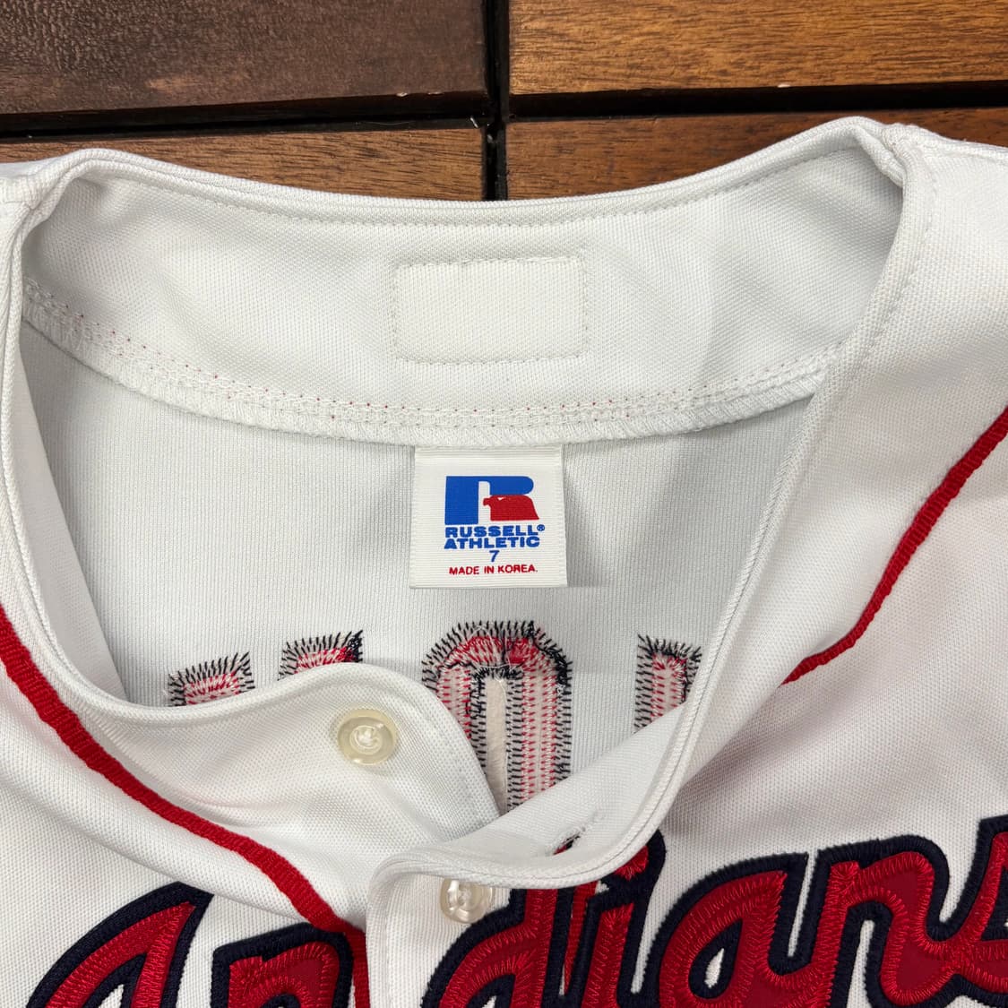 (XS) 러셀 클리블랜드 인디언스 야구 유니폼 상품이미지6