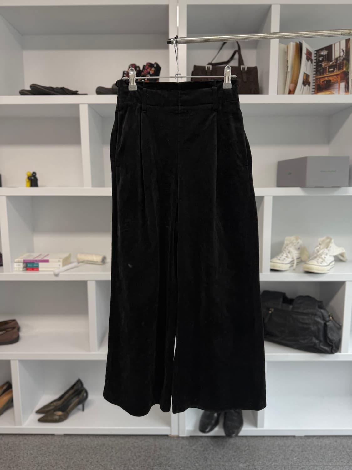 빈티지 벨루어 와이드 팬츠 상품이미지1