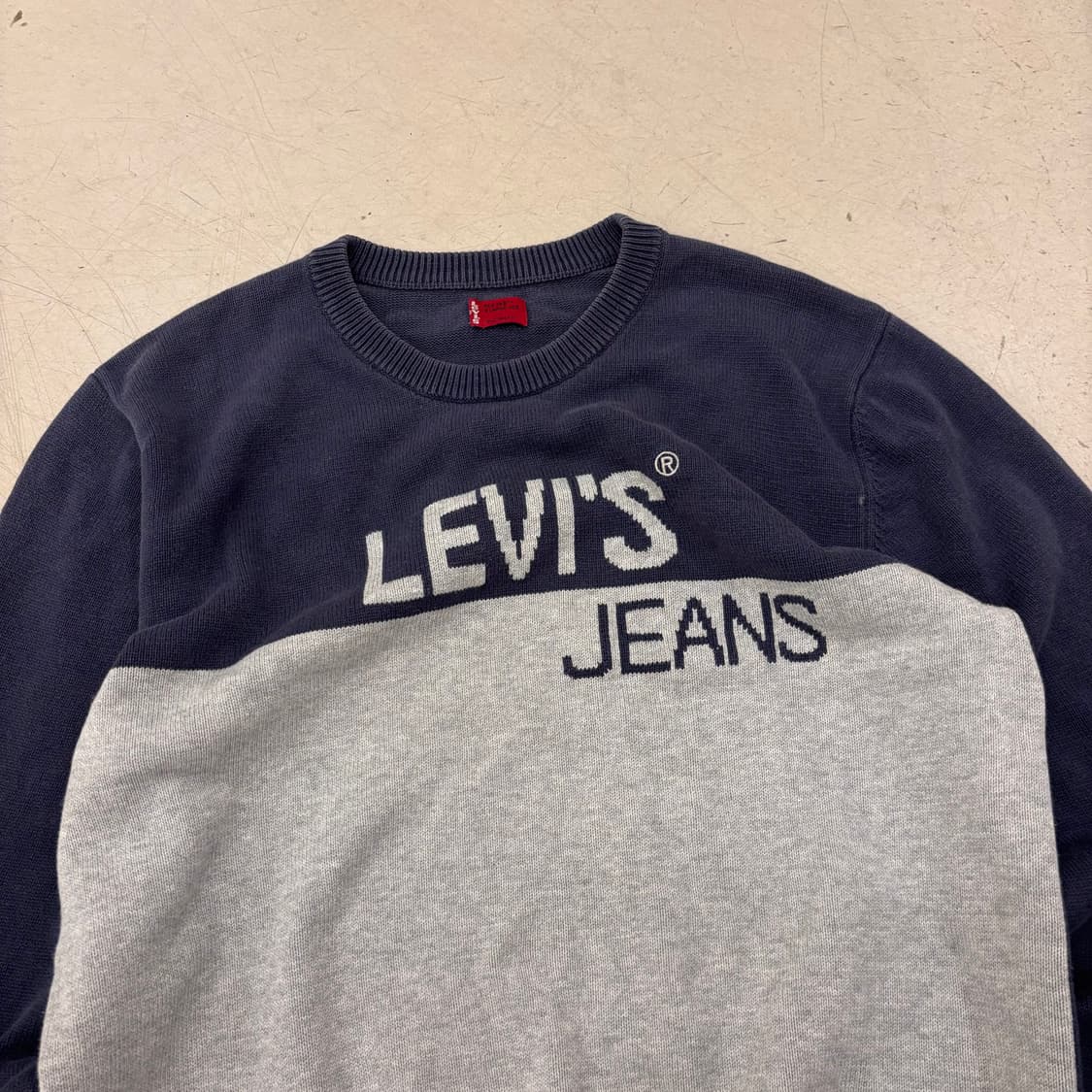 리바이스 진스 투톤 니트 상품이미지2