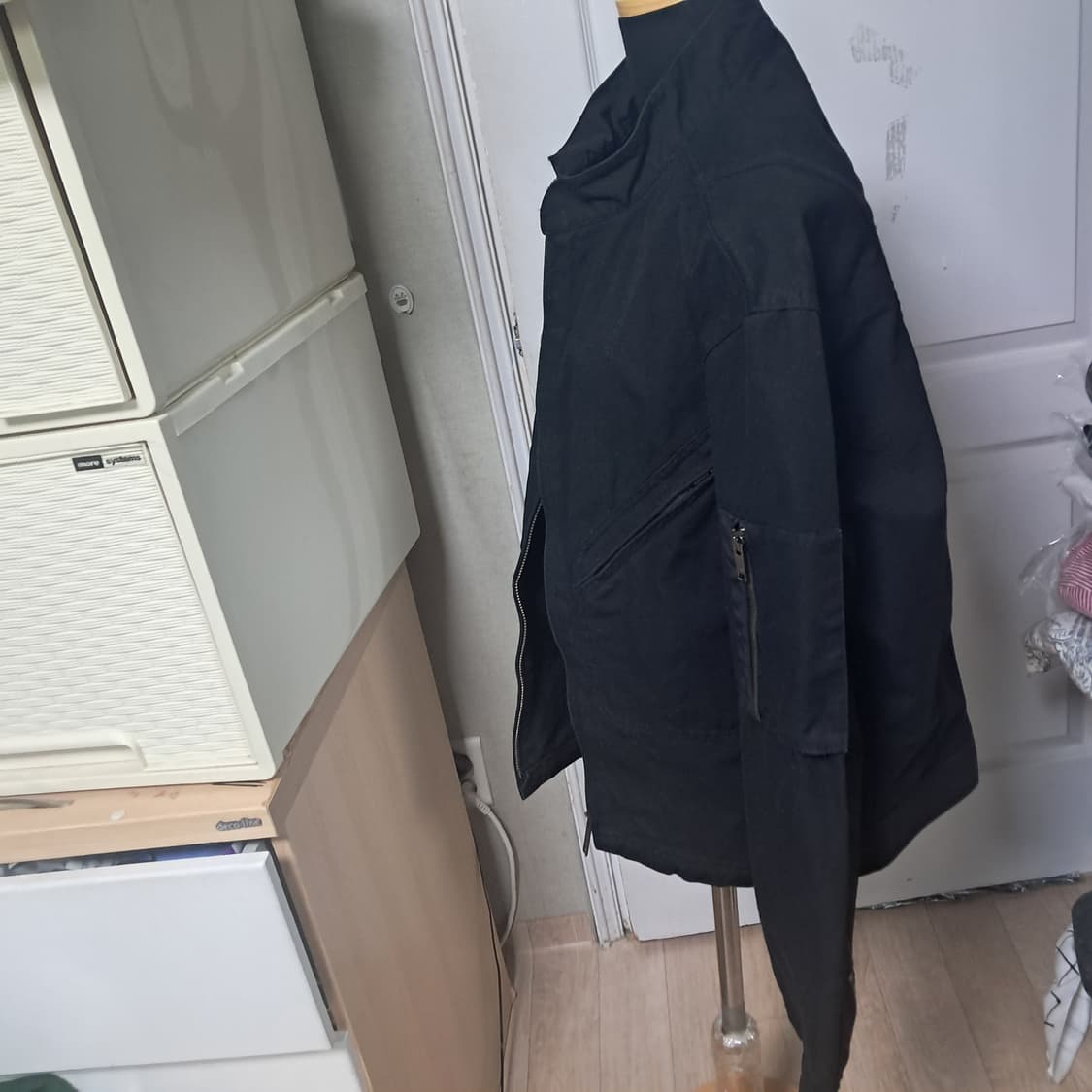 DKNY 남성 블랙 자켓 데님자켓 블루종 L 상품이미지2