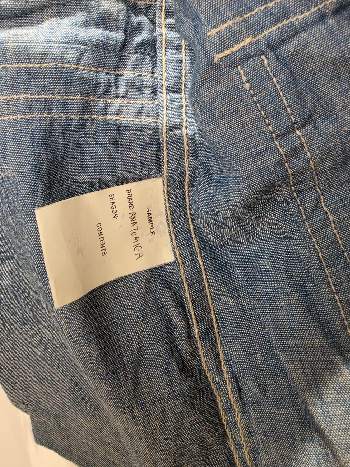 ANATOMICA 샴브레이 셔츠자켓 상품이미지5