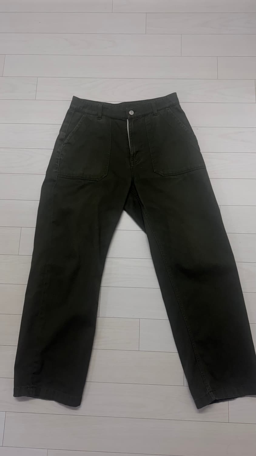 유니폼브릿지 코튼 퍼티그 팬츠 카키 M 상품이미지2