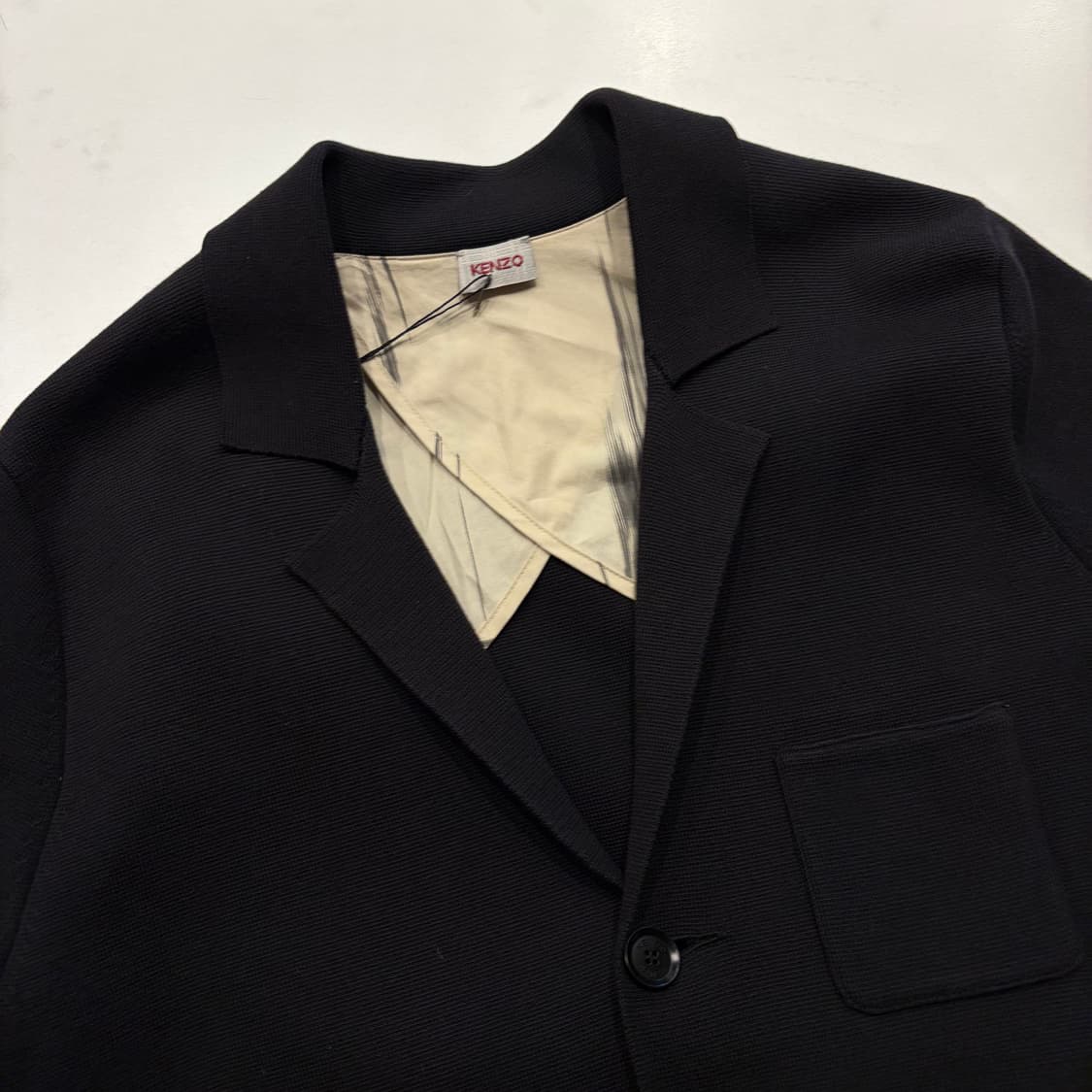 [L] 10ss 겐조 빈티지 수입택 블랙 포켓 자켓 C818 상품이미지3