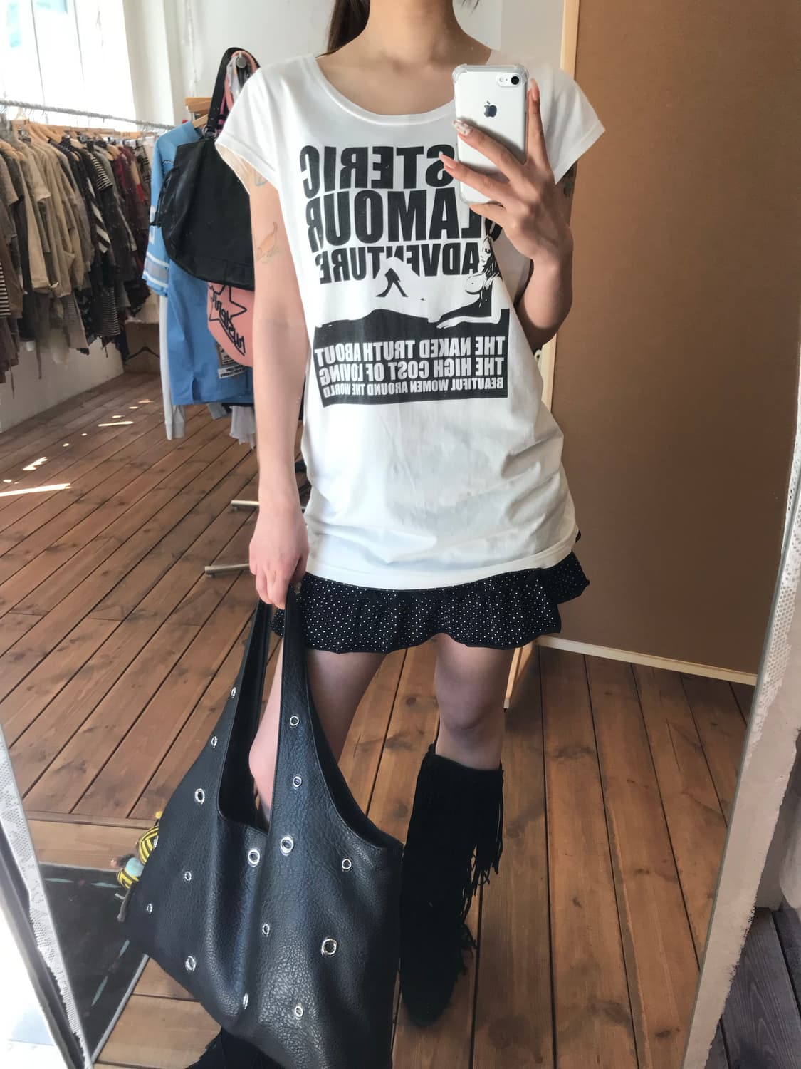 히스테릭글래머 히스걸 반팔티셔츠 상품이미지4