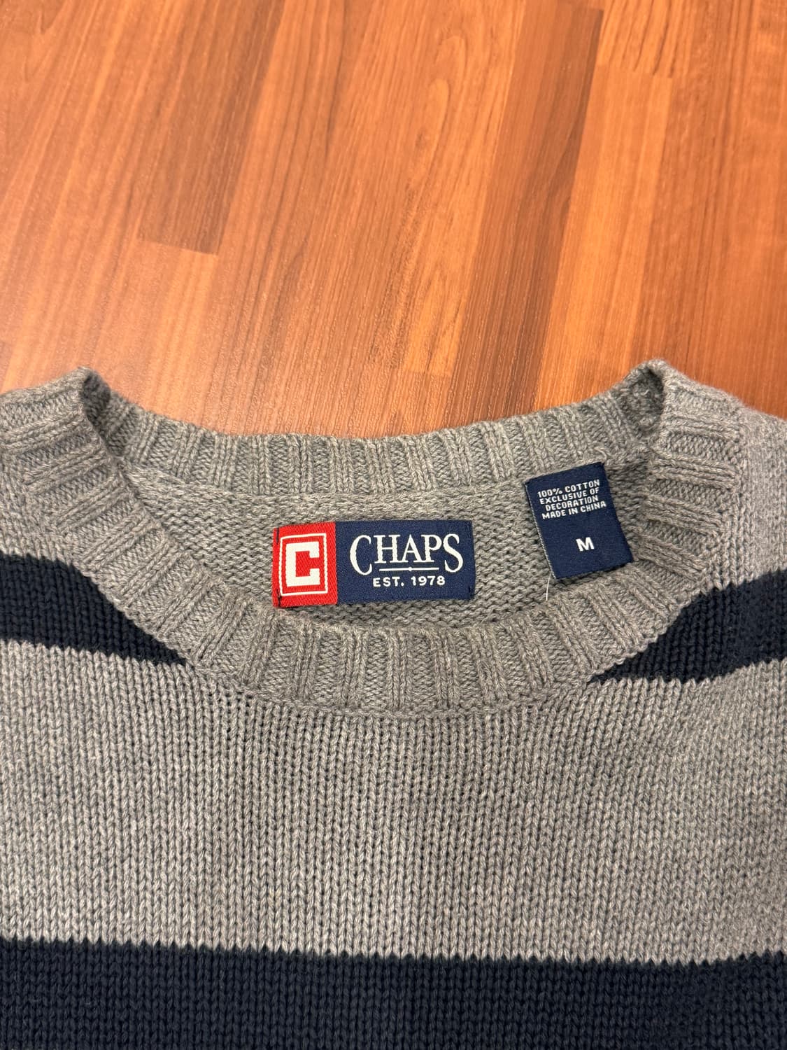 Chaps Ralph Lauren 챕스 랄프로렌 스트라이프 크루넥 니트 상품이미지7