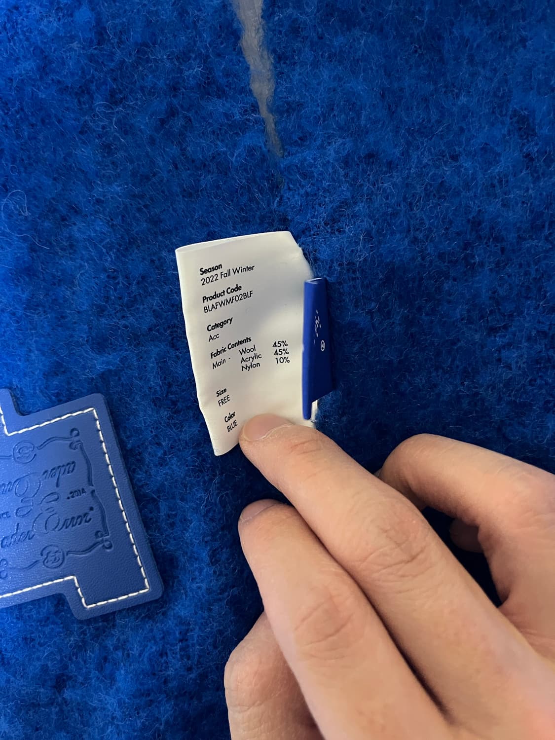 [OS] 아더에러 알버트 엘스 머플러 Z-블루 상품이미지5