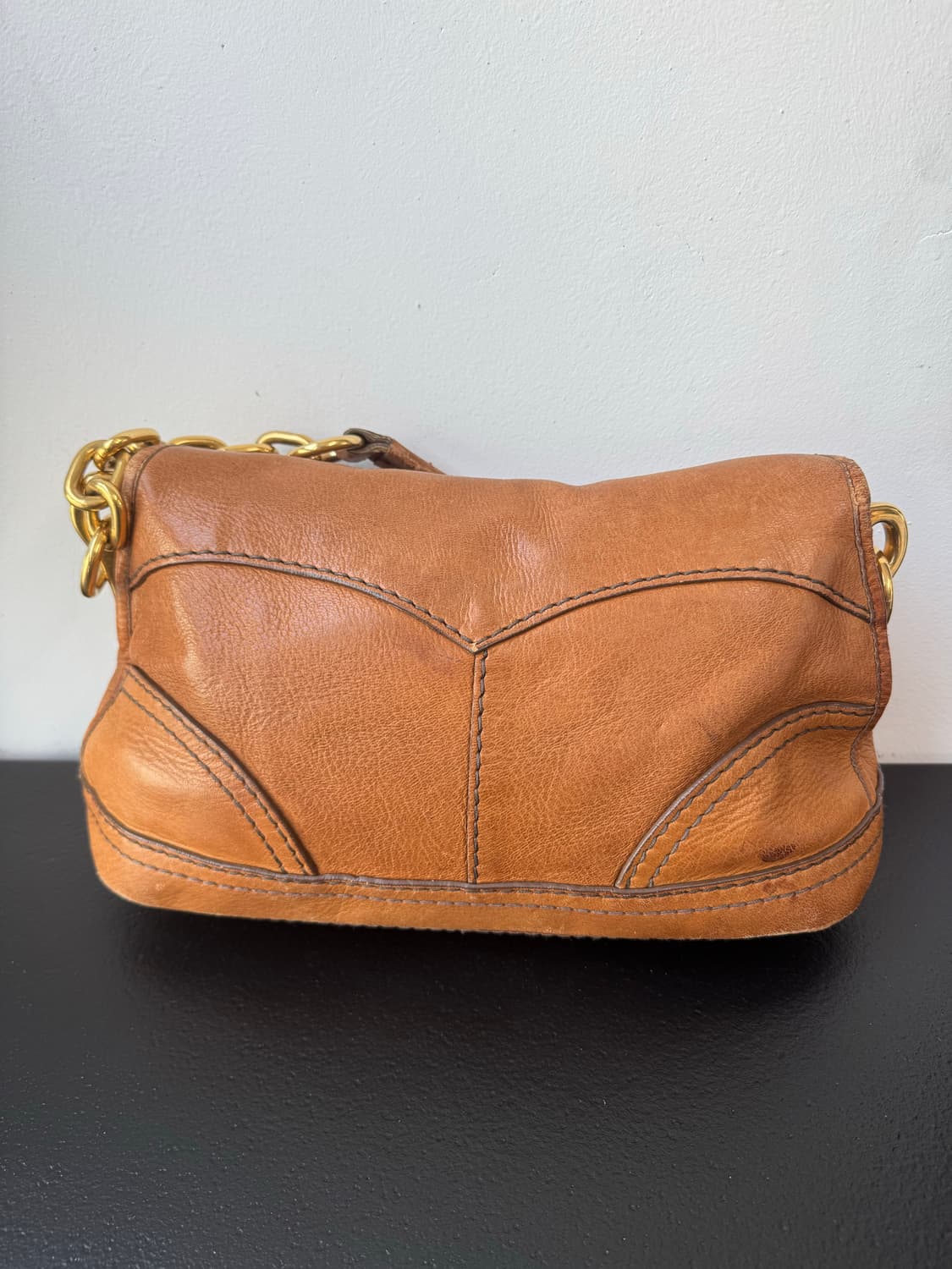 프라다 카우레더 체인 숄더백(정품) 상품이미지7