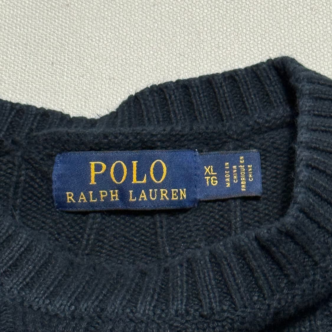 XL 폴로랄프로렌 네이비 케이블 니트 상품이미지4