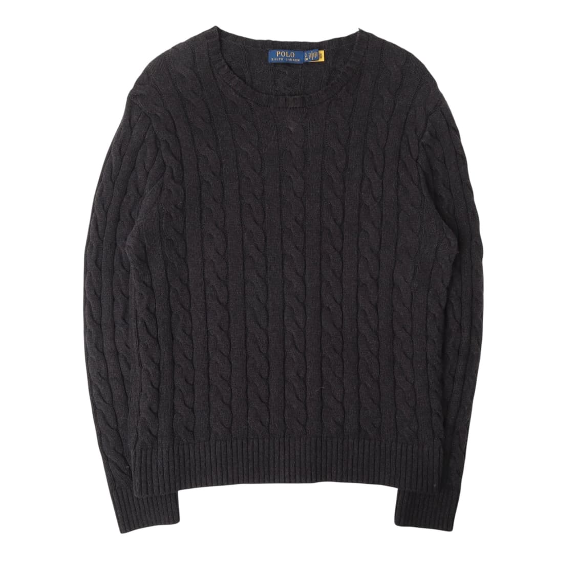 폴로 랄프로렌 QR 챠콜 베이직포니 케이블 니트 상품이미지1