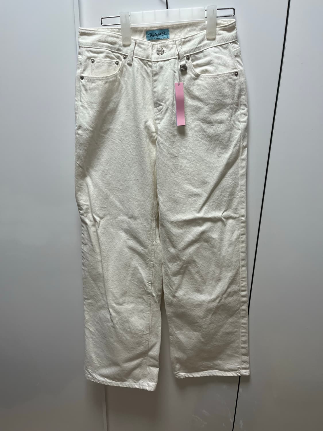 (새상품)화이트 바지 상품이미지1