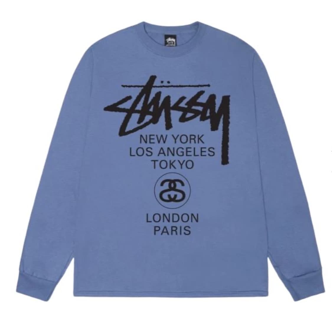 [레어] 스투시 월드투어 롱슬리브 티셔츠 스톰 2023 상품이미지1