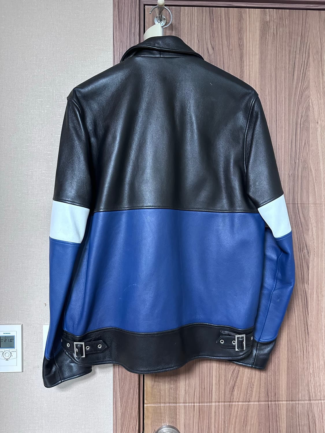 [L] TAEWOO 배색 가죽 자켓 상품이미지5