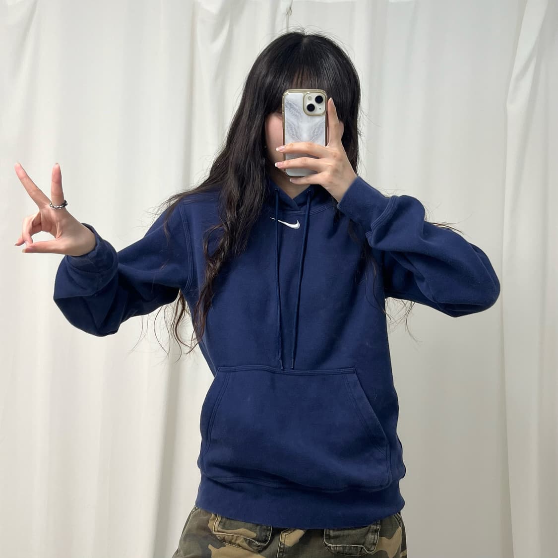 Nike navy hoodie 상품이미지2