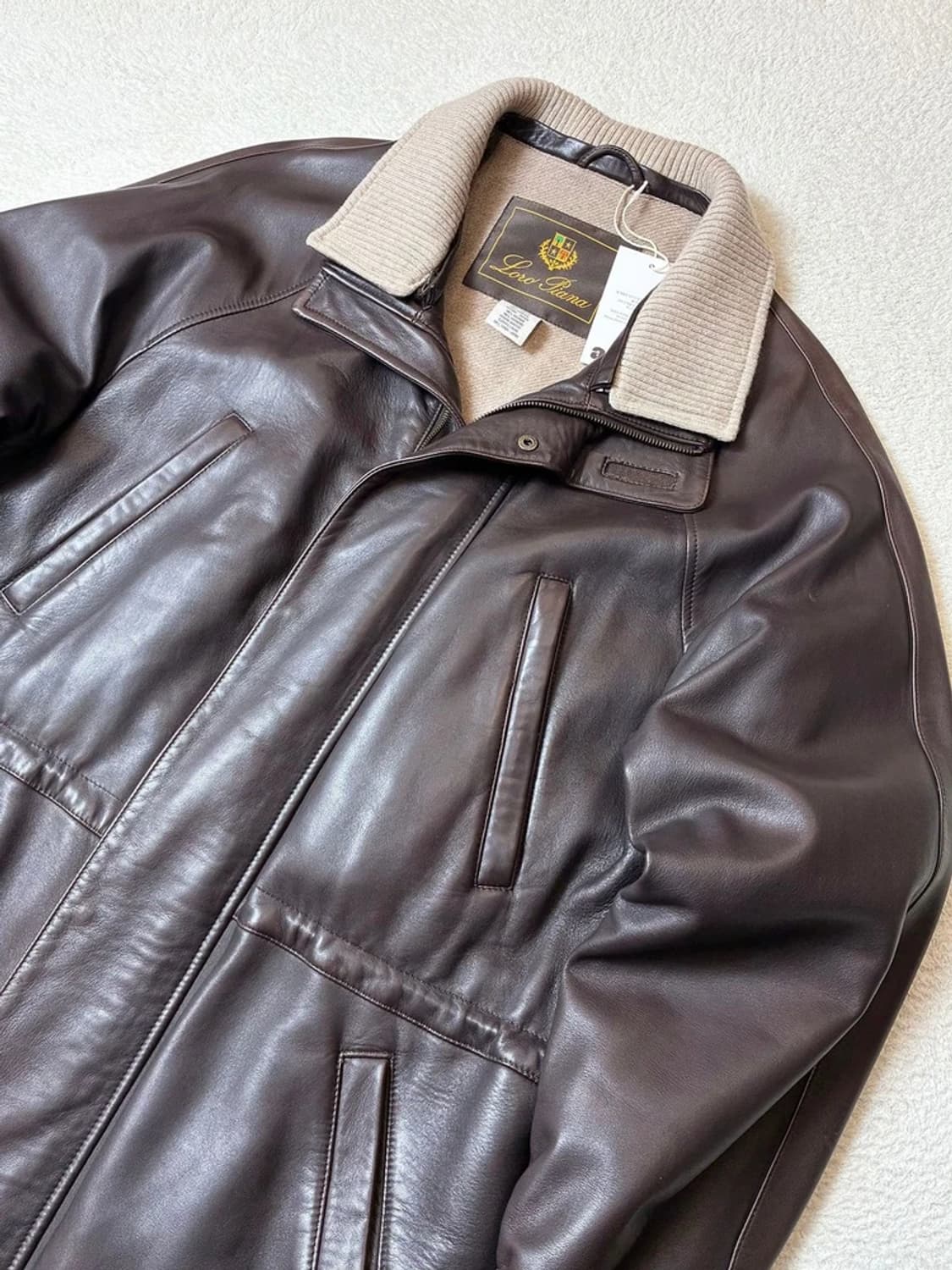 로로피아나 100%양가죽 캐시미어 아이서 자켓 PN6651 상품이미지2