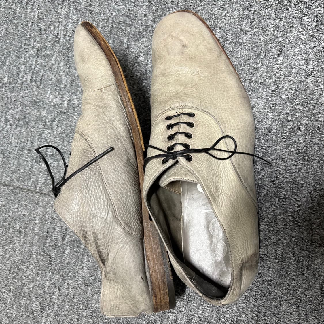 입생로랑 아이보리 더비 슈즈 42.5 270-275 생로랑 상품이미지4