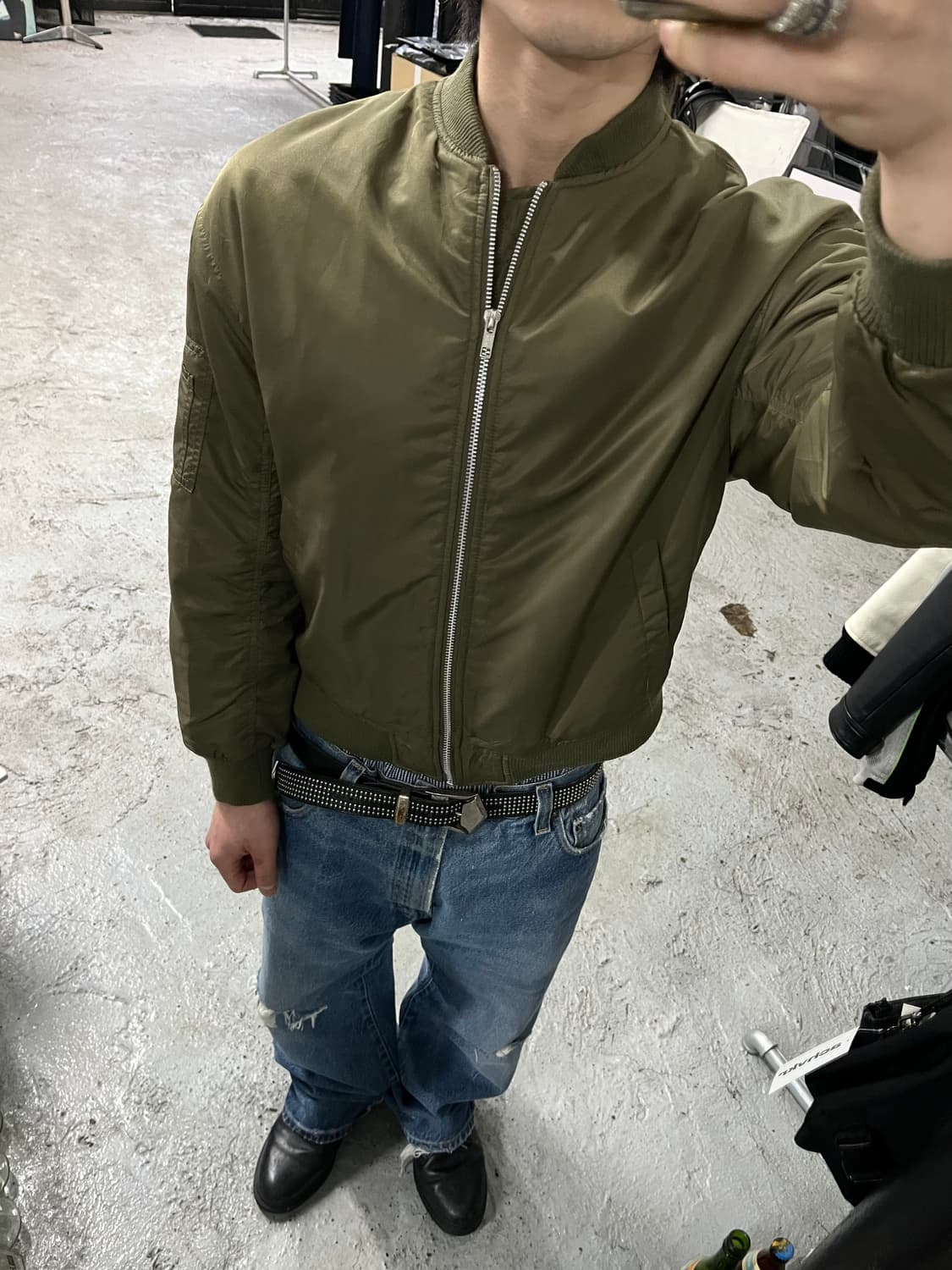 E hyphen worldgallery ma-1 bomber jacket 상품이미지4