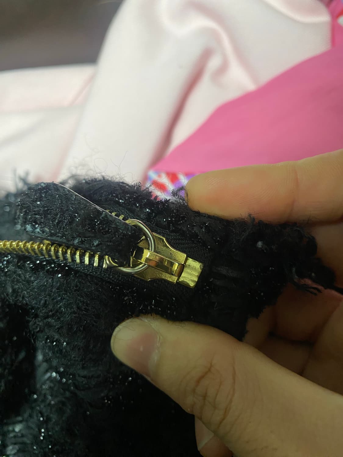 시몬로샤 트위드 숄더백  상품이미지5