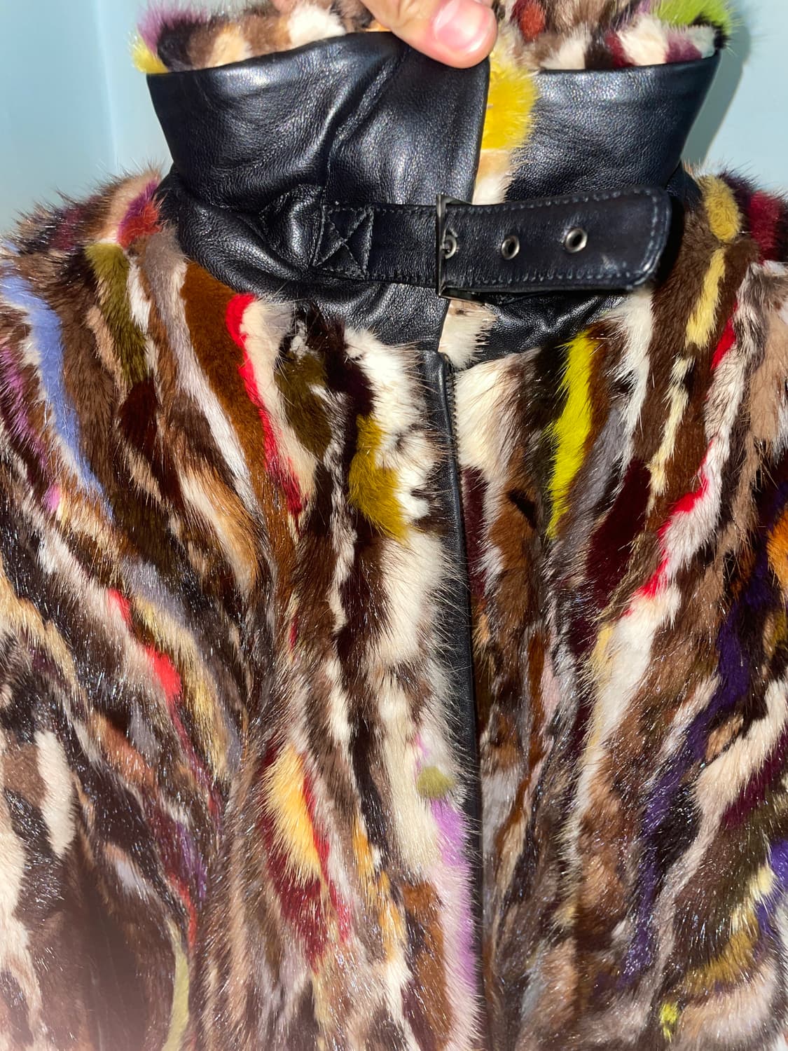 양가죽 밍크 퍼 자켓 상품이미지3