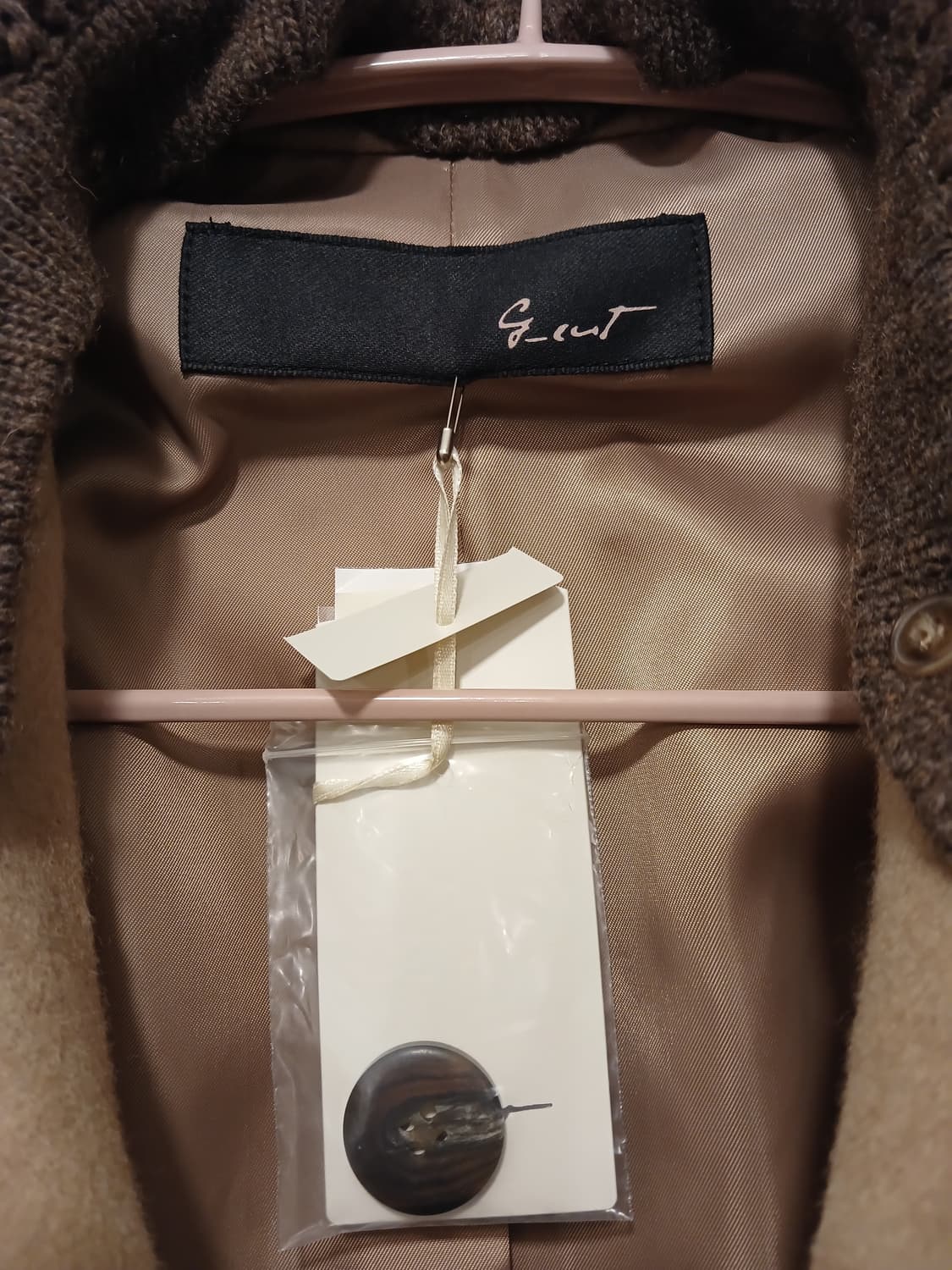 지컷 정품 여성 모 (낙타) 소재 롱코트 85-94-160 (55) 상품이미지2