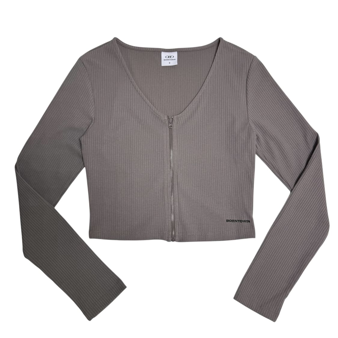 본투윈 골지 풀집업 2사이즈 상품이미지1