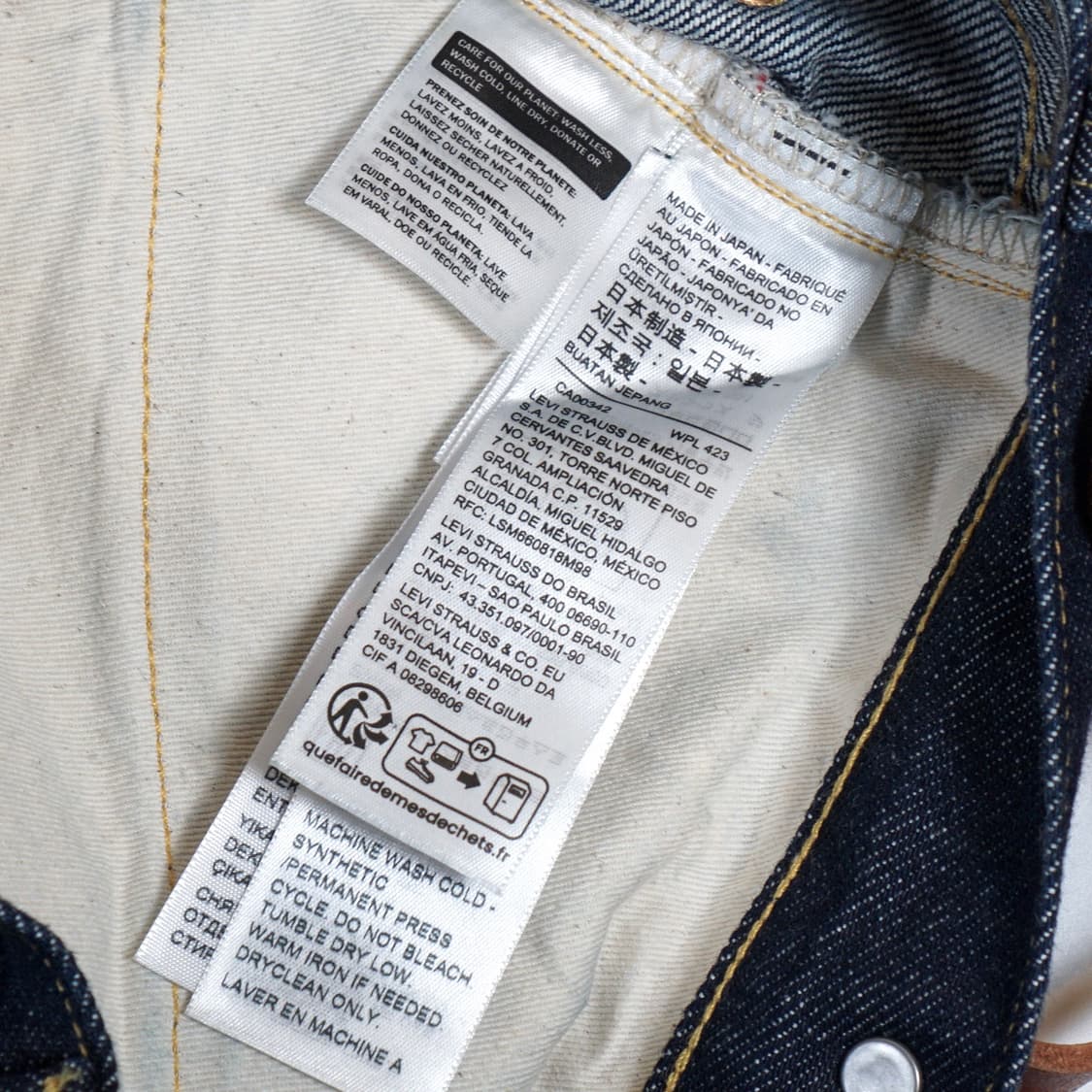 겐조 X 리바이스 1933 린스 데님팬츠 상품이미지10