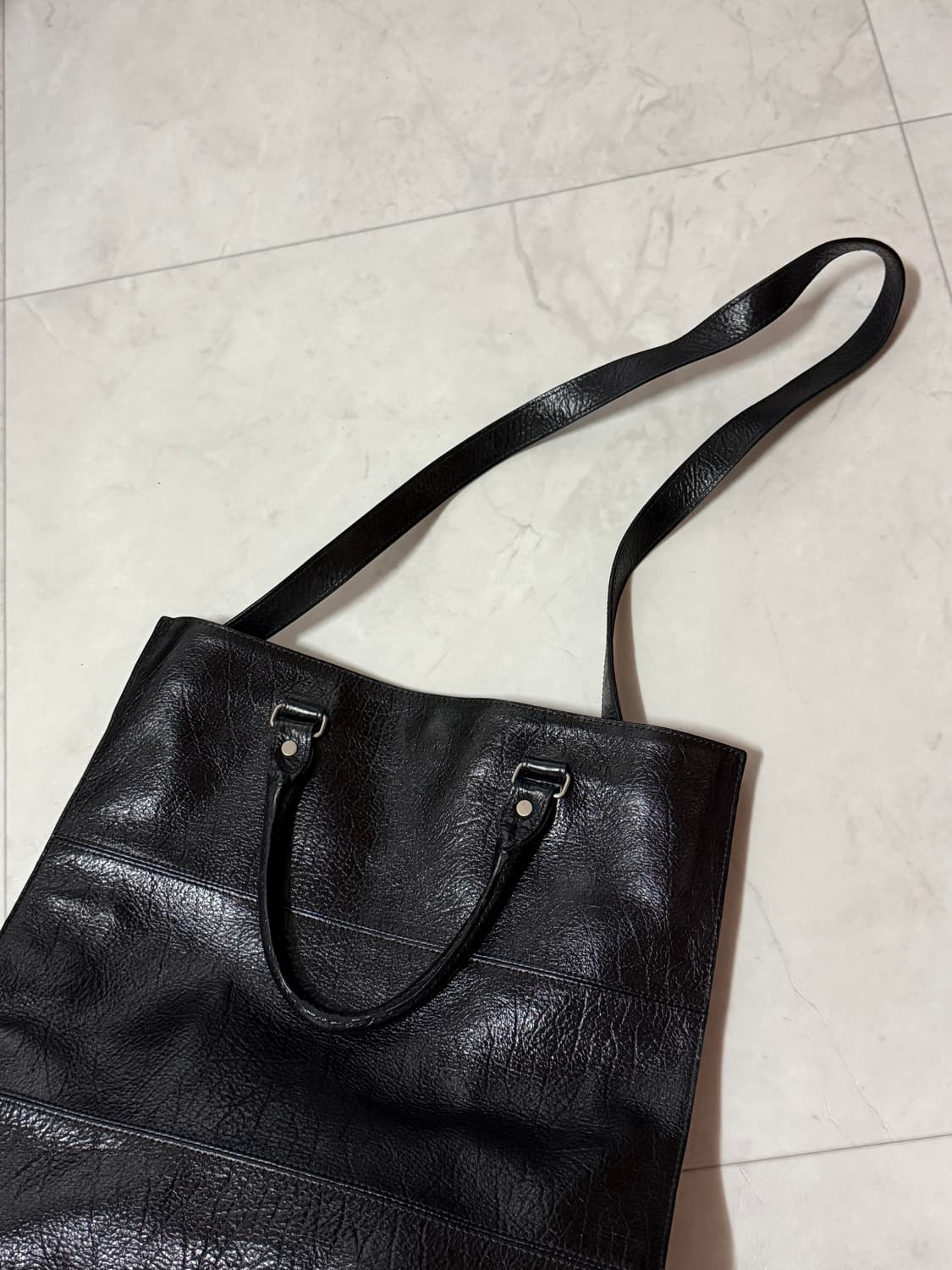 시스템옴므 소가죽 토트백 상품이미지2