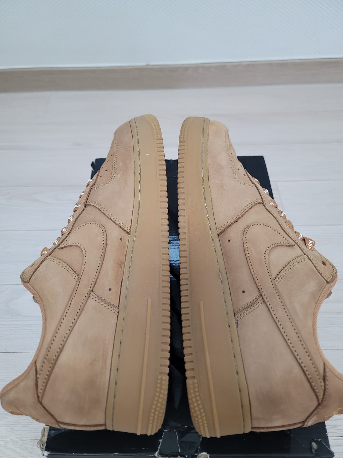 [290] <상태최상> 나이키x슈프림 된장 에어포스 상품이미지5