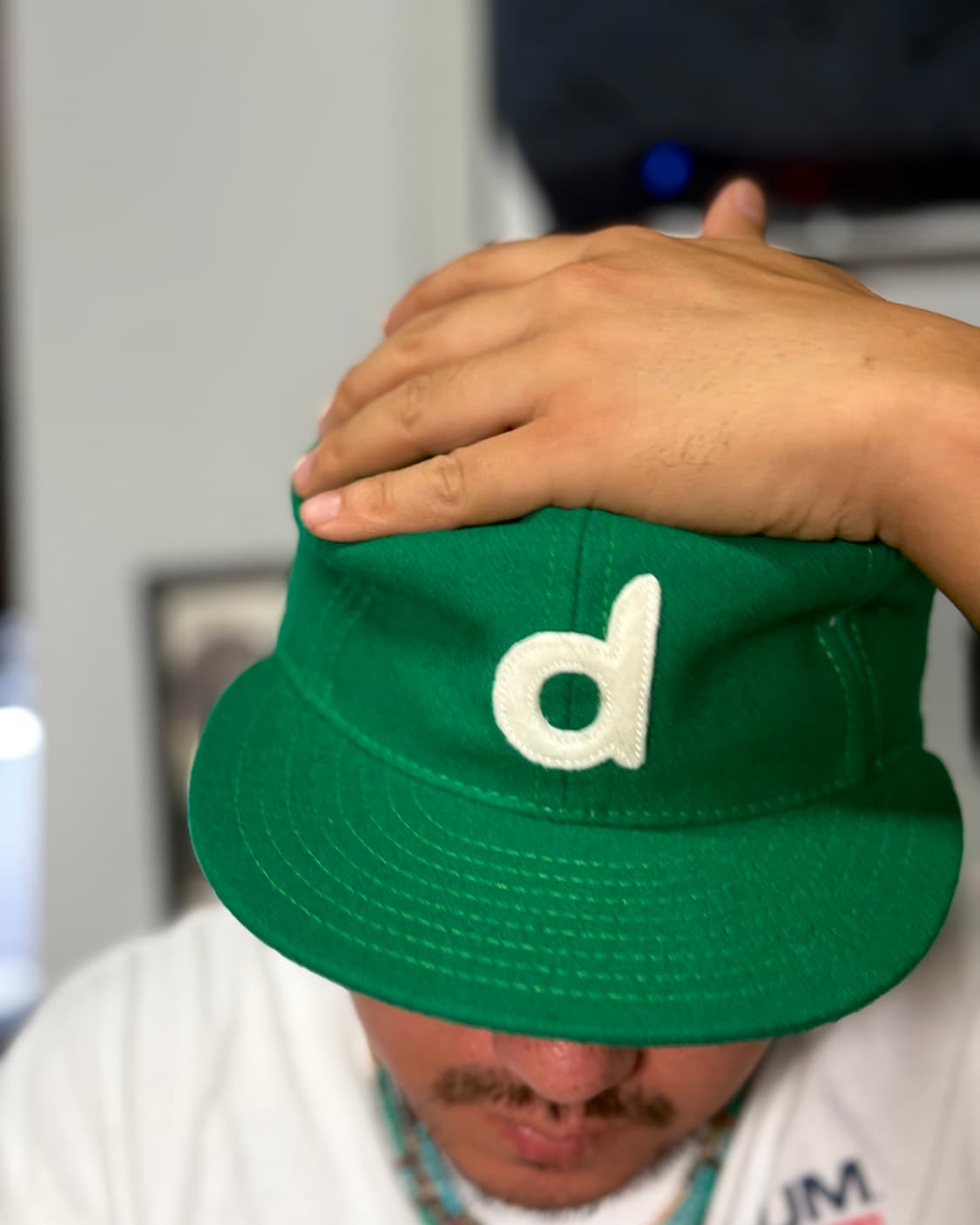 이벳필드 플란넬 'd' 아플리케 볼캡 OS 상품이미지9