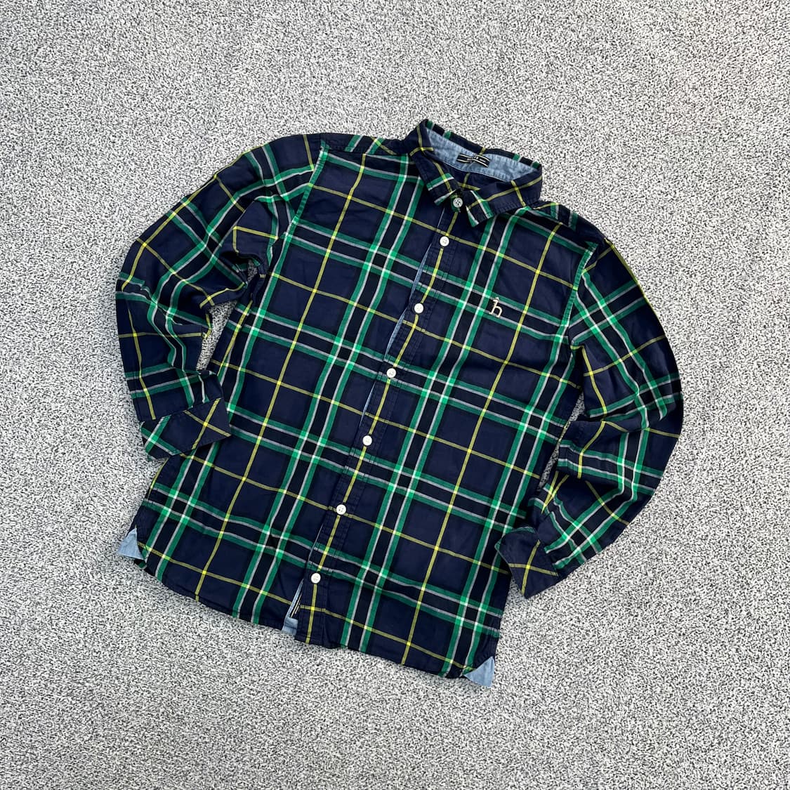 165 헤지스 키즈 체크 셔츠 0326M 상품이미지1