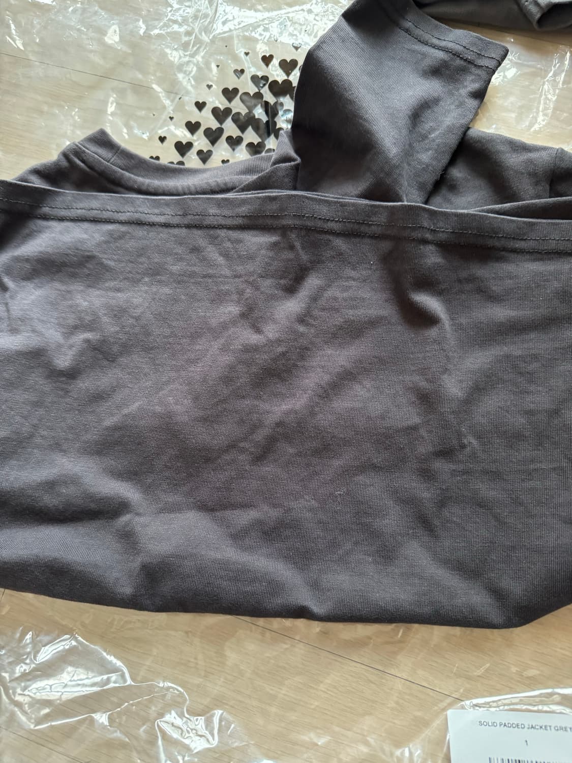 코이세이오 심볼 로고 롱슬리브 차콜 상품이미지3