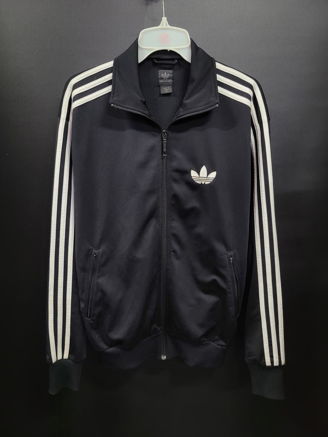 아디다스 올드스쿨 불꽃 파이어버드 검흰 트랙탑 져지  상품이미지1