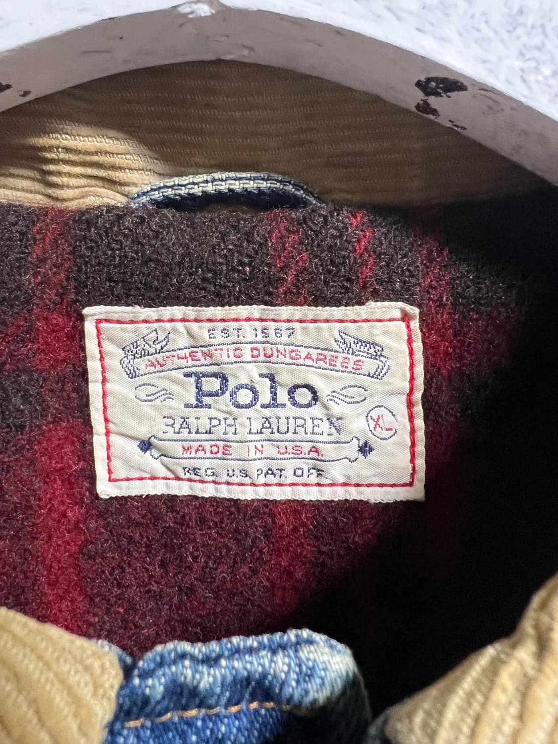 빈티지 폴로 랄프로렌 덩가리 데님 자켓 상품이미지4