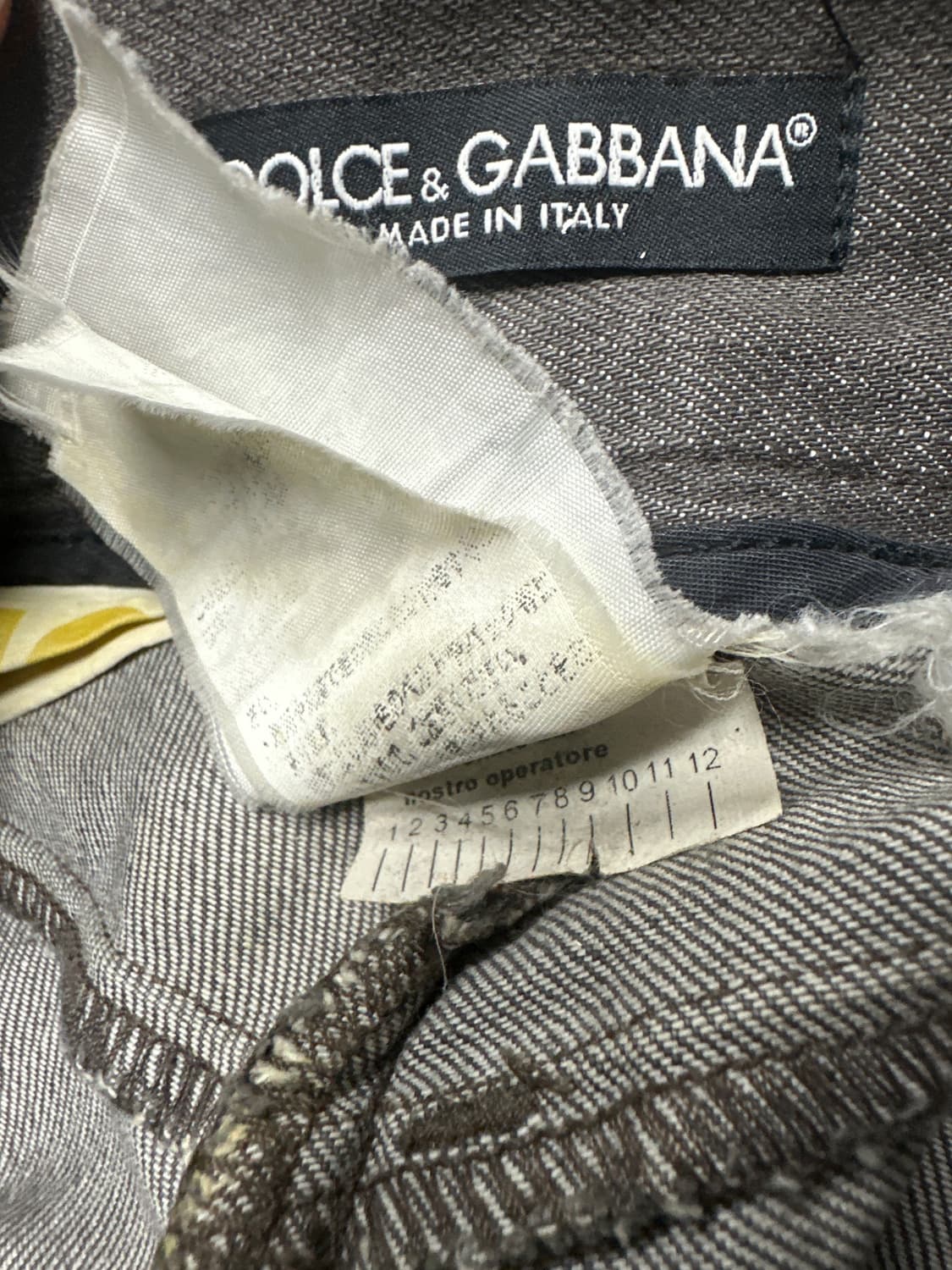 돌체앤가바나 아카이브 패치 데님 상품이미지6