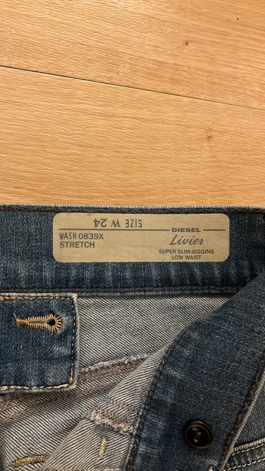 Diesel Low-Rise Denim Jeans 상품이미지6