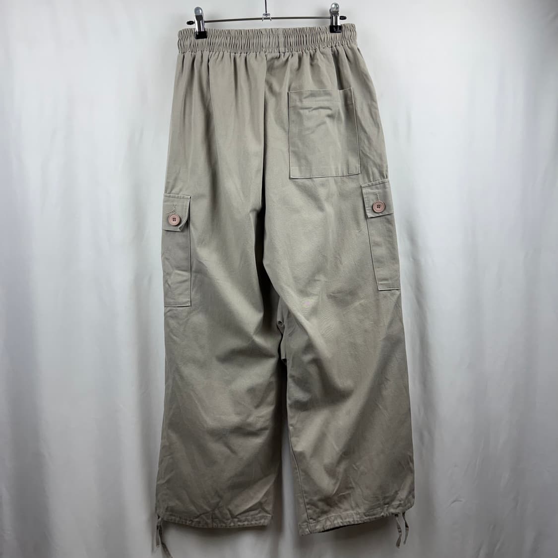 (F) 쉬인 카고 와이드 팬츠 베이지 상품이미지4