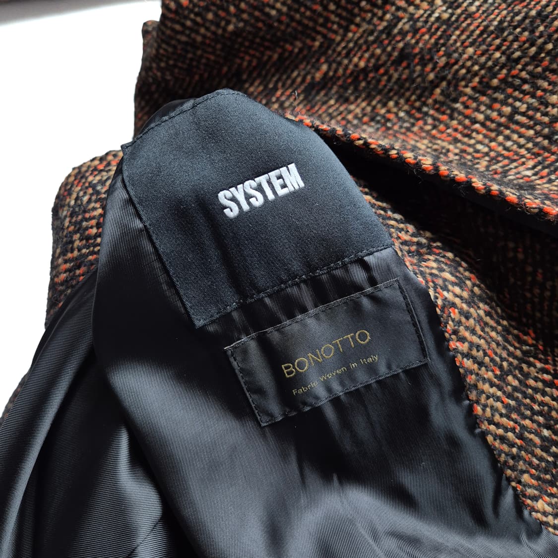 [새상품][105] 시스템 헤링본 울혼방 코트 상품이미지8