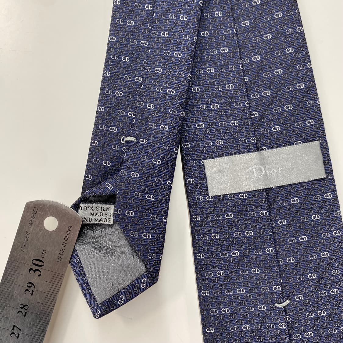 최상급 신형 디올(Dior) CD모노그램 넥타이 정품 명품8.2cm 상품이미지7