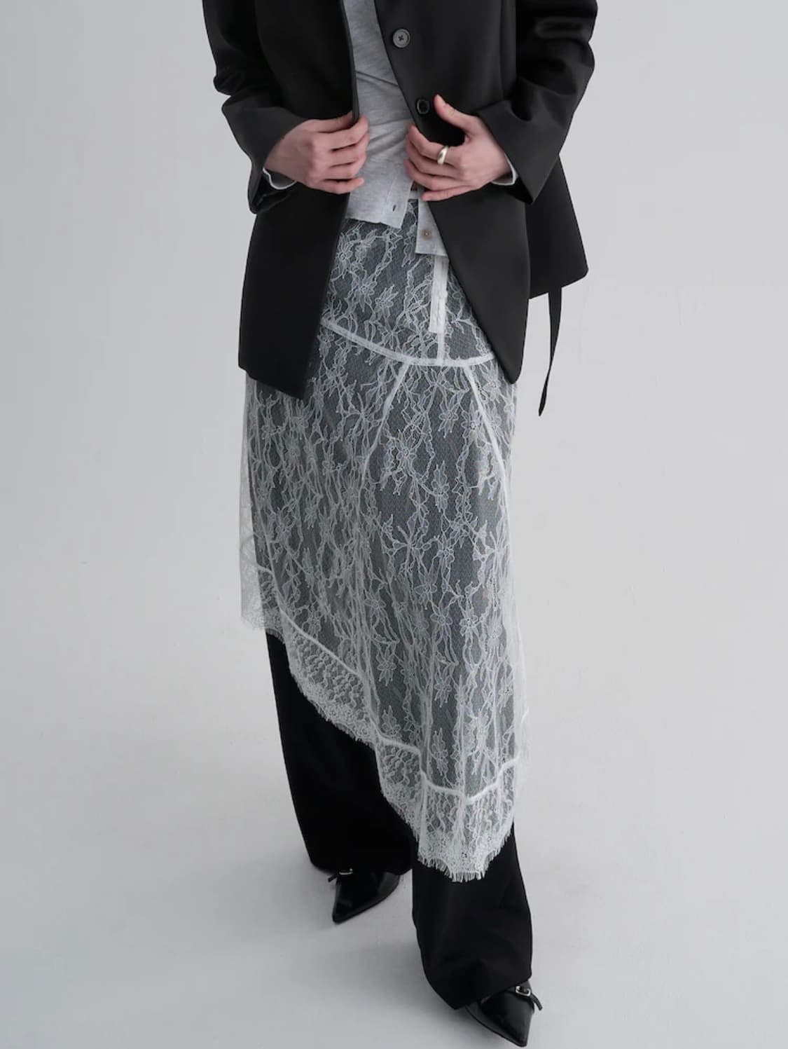 에잇세컨즈 레이스 롱스커트  상품이미지1