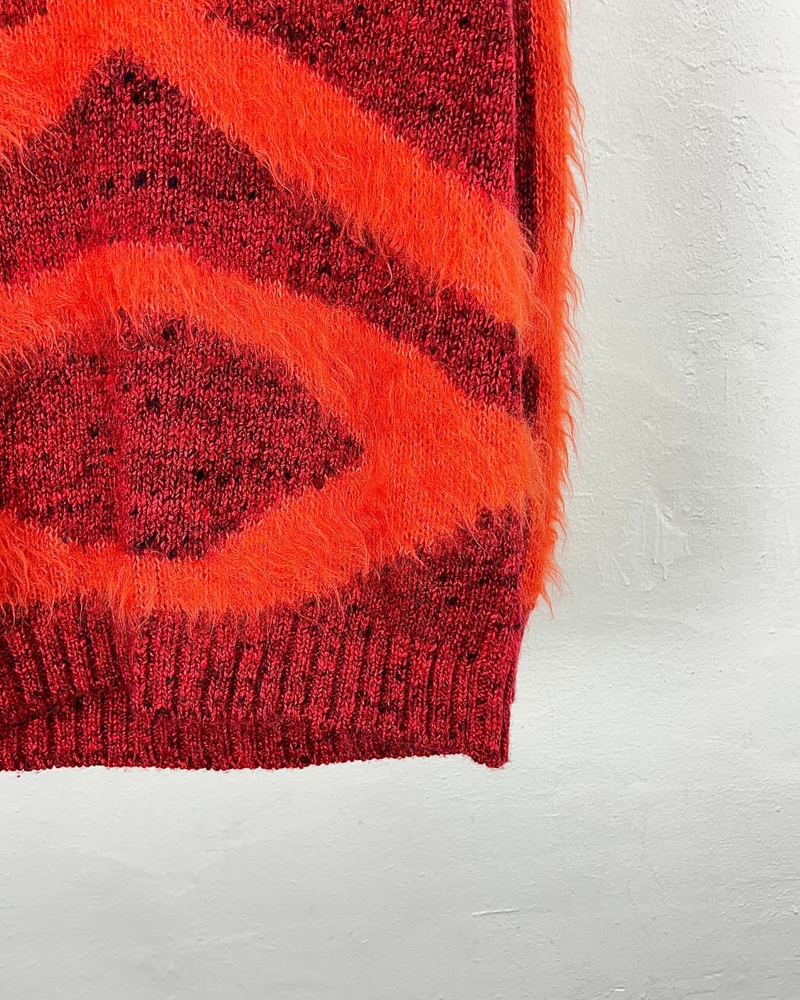 윌터 반 베이렌동크 12fw 네이티브 켄테이션 레디쉬 모헤어 니트 스웨터 상품이미지4